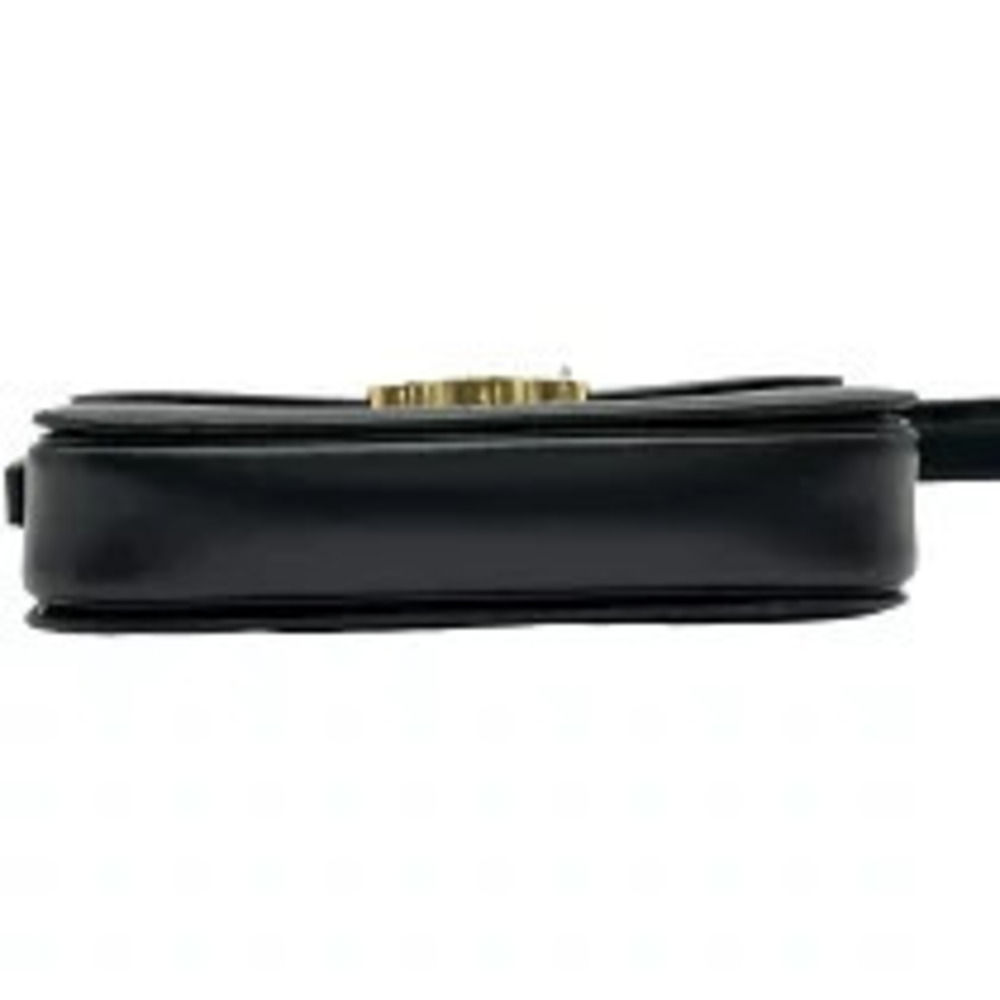 Celine Leather Triomphe Shoulder Black Bag Black - Picture 6 of 13
